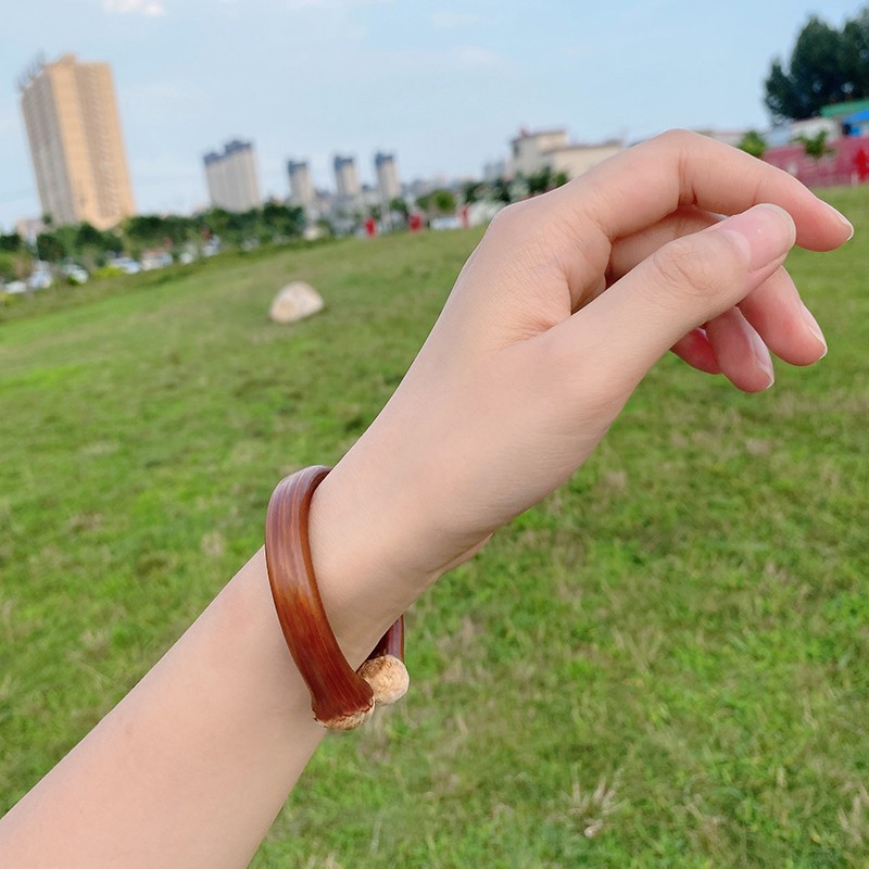 宾昔 云南金刚藤 手镯 西藏鸡血藤 藤镯 木质男粗镯子 木藤条女无节