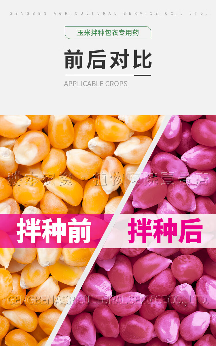 玉米种子专用拌种剂根腐病黑粉病茎基腐病咯菌腈包衣浸种衣剂农药60g
