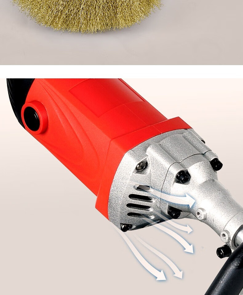 顺丰万牛电动除锈机铁钢板翻新手持式工字钢抛光机地坪地面磨光机彩钢