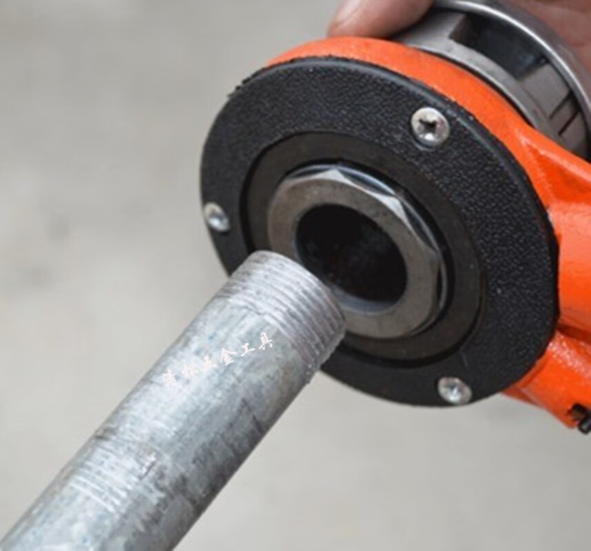 型绞板水管套丝机手动轻型管子绞板板牙手动开丝机开牙机