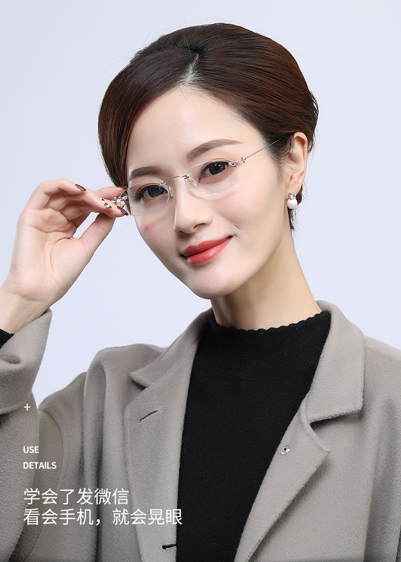 akingwolf老花镜男女通用时尚高清树脂老花眼镜超轻舒适老人老花老光