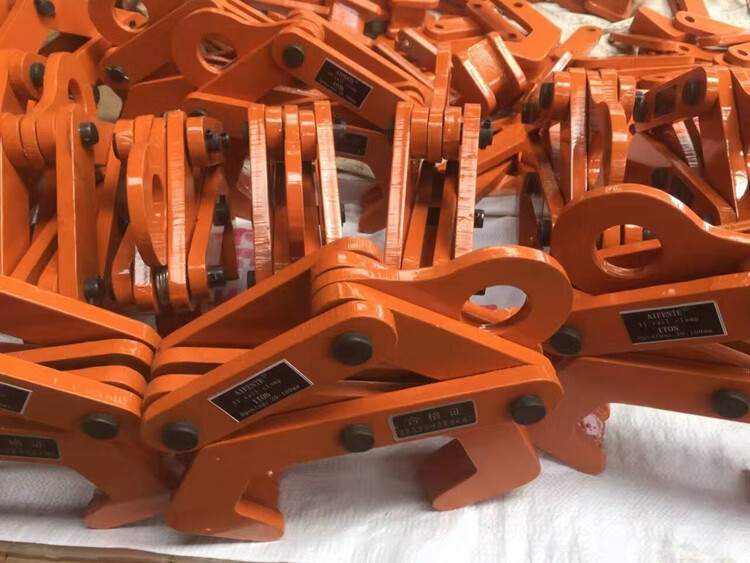 钢轨行车轨道火车铁轨起重夹钳夹子夹具天车路轨夹紧器1吨2吨加厚款1