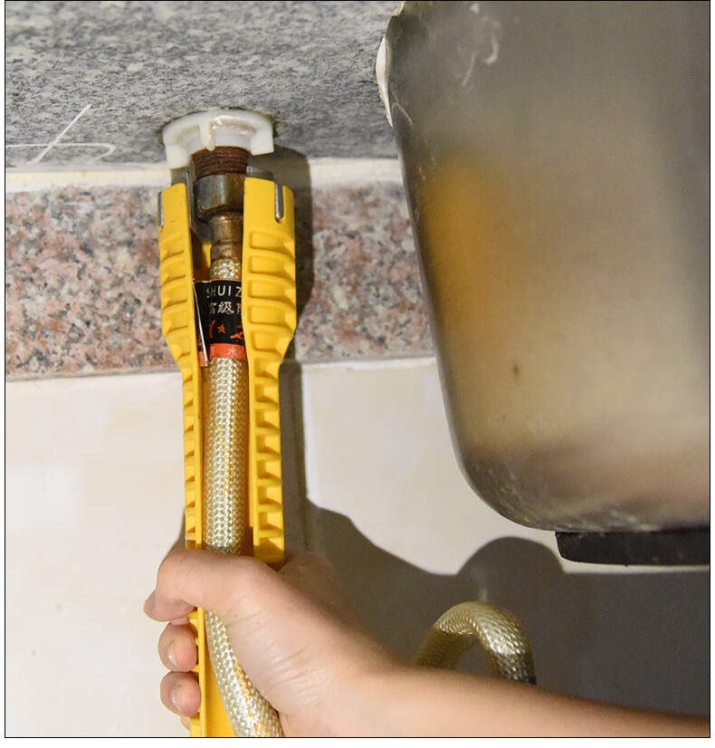 多功能水管套筒扳手水龙头水槽扳手卫浴安装维修工具 扳手2把套装