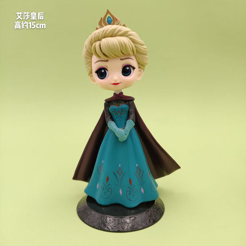 迪士尼(disney)q posket冰雪奇缘 爱莎艾莎公主 q版安娜 elsa 手办