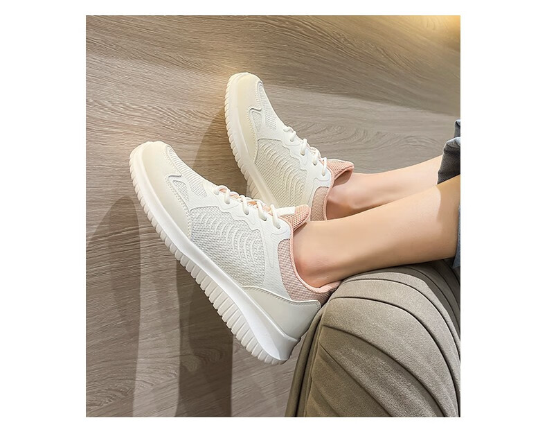 回力女鞋运动鞋女网鞋新款春夏季休闲鞋女士网面透气飞织鞋女减震轻便