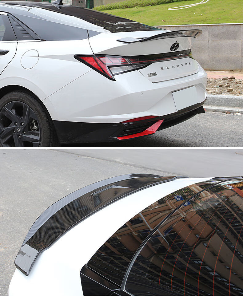 【京选】2021款现代伊兰特尾翼专用第七代伊兰特汽车顶翼免打孔改装定