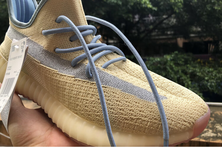 适配阿迪达斯椰子350v2冰蓝鞋带满天星反光圆形鞋带芝麻布yeezy拼接