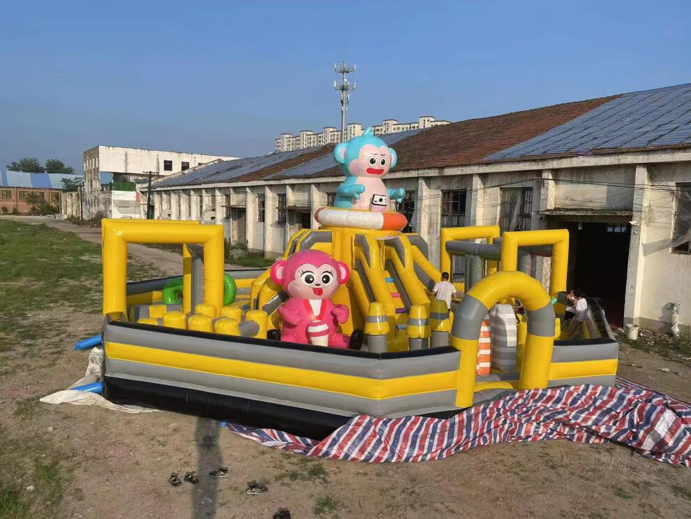 充气儿童城堡户外大型蹦蹦床淘气堡滑梯儿童乐园摆摊游乐玩具设备2022