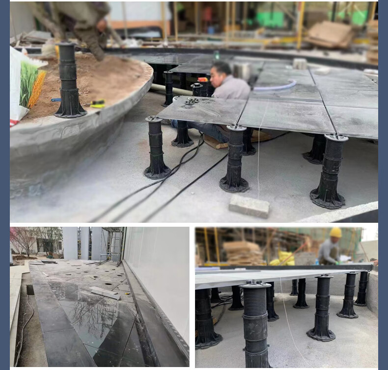 万能支撑器水景石材花园水池木材龙骨地板旱喷架空可伸缩调节高度y001