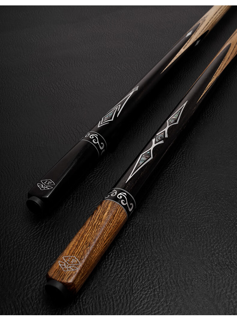 lp战神台球杆小头通杆斯诺克中式8球球杆黑8台球通杆桌球杆 战神Ⅱ通