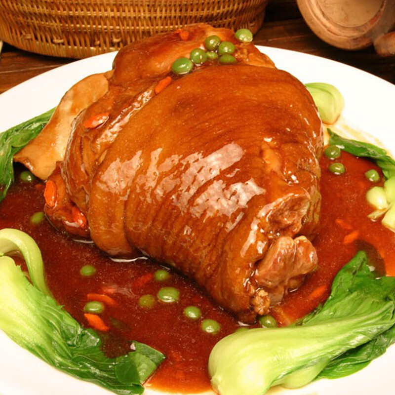 猪肘肘子猪前肘猪蹄膀生鲜新鲜冷冻家庭装2个约38到4斤2个猪肘子384斤