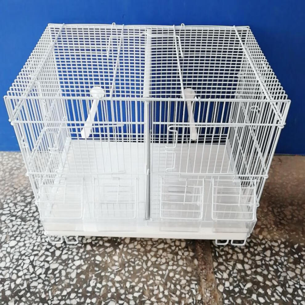 蕴沐磐萌萌哒隔断繁殖笼带隔断隔板400群鸟笼繁殖笼虎皮鹦鹉笼铁丝