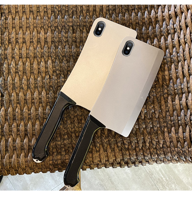 妙之选苹果13菜刀手机壳保护套iphone13个性创意恶搞promax硅胶可爱