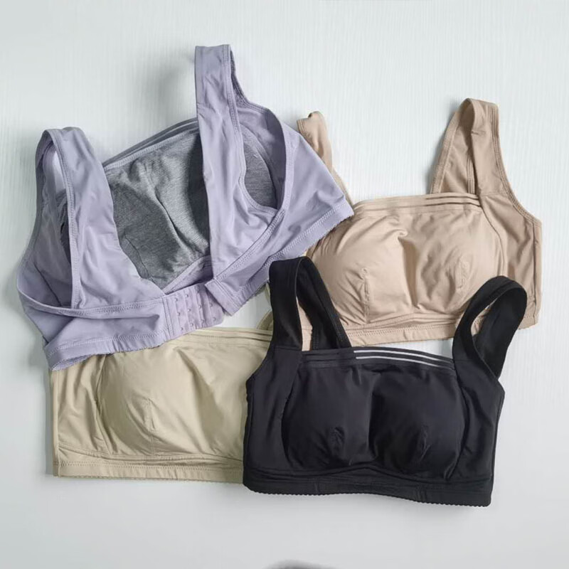 幔妲身态内衣身养护女内衣石墨烯 态 无钢圈舒适抹胸文胸套装运动调整