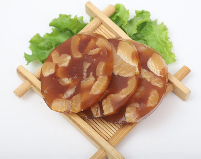 特制五香猪皮冻280gx4水晶皮冻凉拌菜特产卤味制品手工熬制皮【图片