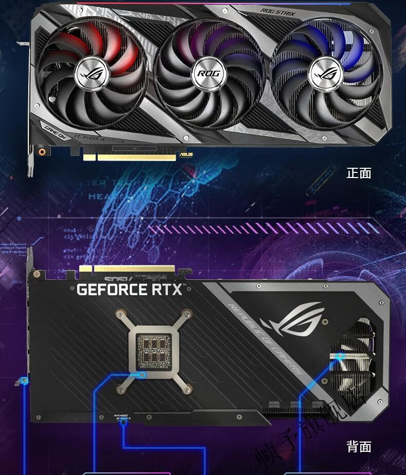 电竞优选华硕rog玩家国度rtx30803080tio10go12g显卡tuf电竞猛禽rog