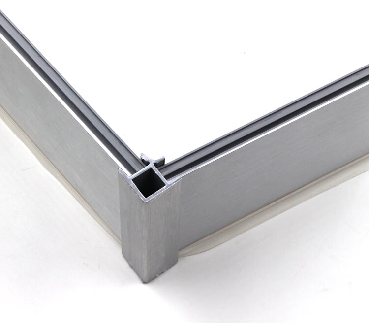 橱柜铝塑踢脚板 厨房橱柜踢脚线 铝塑挡水板底部防水条地脚线定制t9