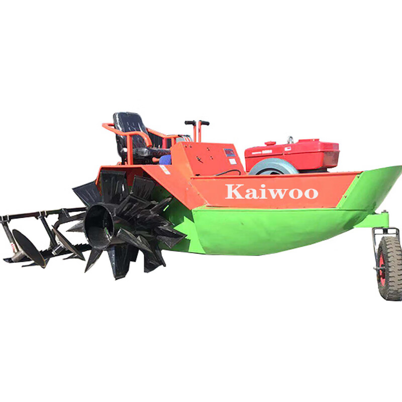 水田旋耕机拖拉机微耕机农用圆盘犁整田耙深水机耕船式农机 经济实用