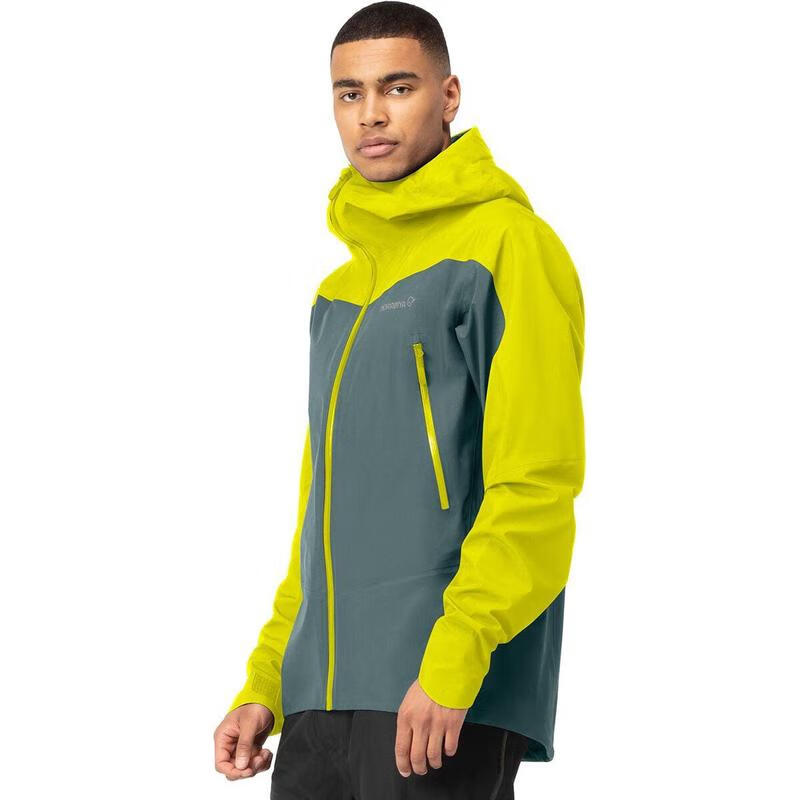 挪威品牌norrona gore-tex 男士冲锋衣户外防风登山徒步夹克外套