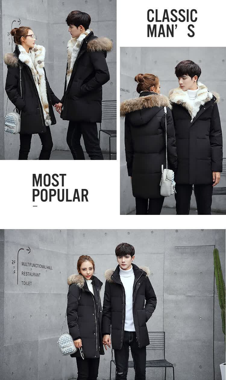 波司登旗下雪中飞品牌男装官方旗舰授权2020情侣新款羽绒服男中长款