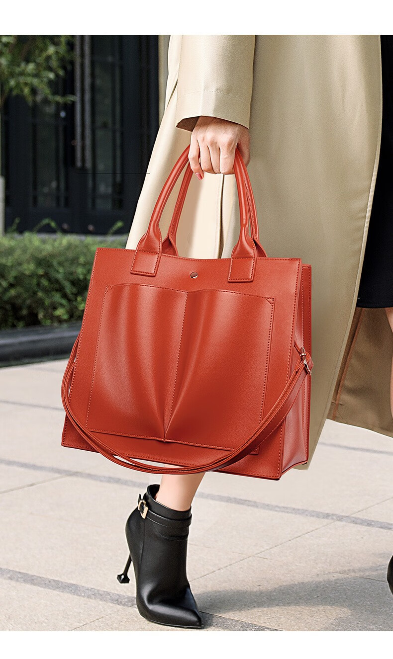 劳斯尼亚品牌奢侈品女士包包女包手提包女大容量软皮单肩托特包时尚