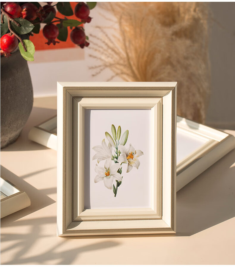 相框美欧式清新田园画框6寸8寸7寸4k8开a4创意挂墙儿童摆台定制做 缃