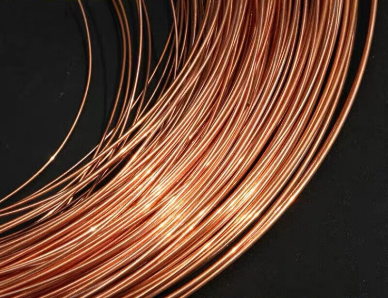 北极圈t2紫铜丝红铜丝导电铜线紫铜线纯铜裸铜丝 0.2mm【1米价】【图