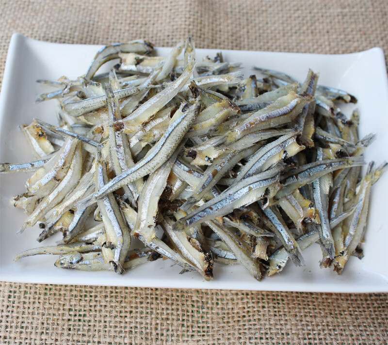 去頭小魚乾500g 海鮮乾貨 海燕魚乾海蜓小魚乾鹹魚幹海魚乾貨 海燕魚