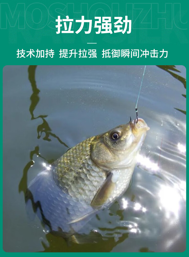 杰结精工极限新一代大物鱼线主子线通用进口钓线专攻大物超强拉力切水