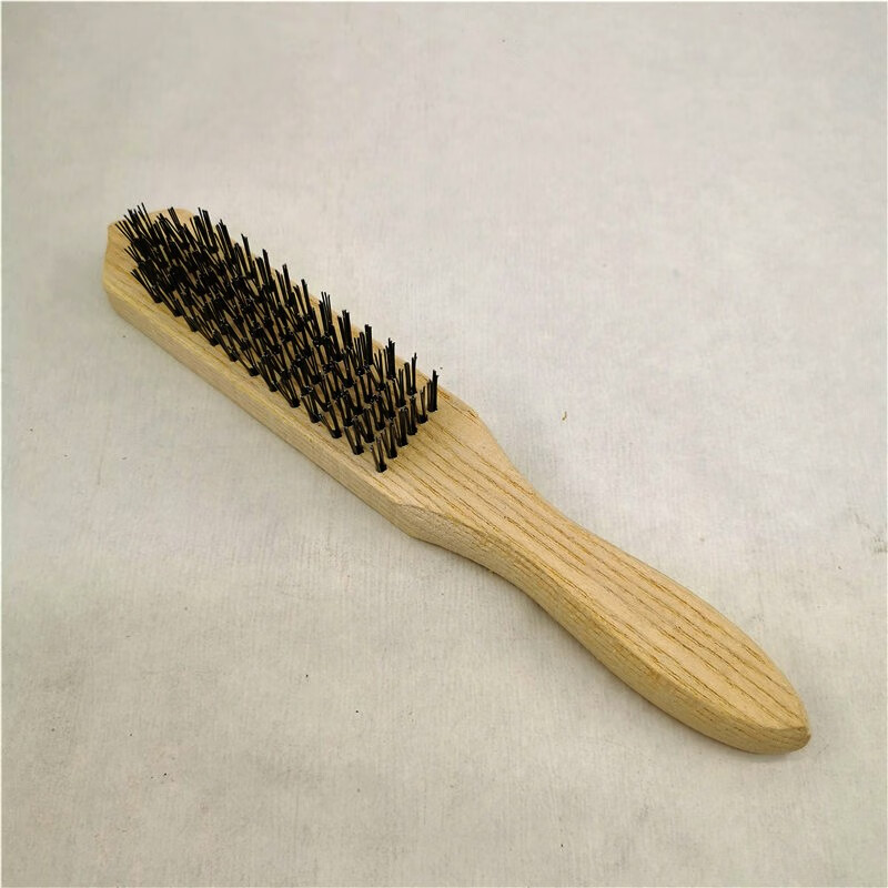 钢丝刷鱼鳞刨金属除锈清理刷鱼鳞刷刨鱼鳞专用刷粗丝钢丝刷子钉子鱼刷