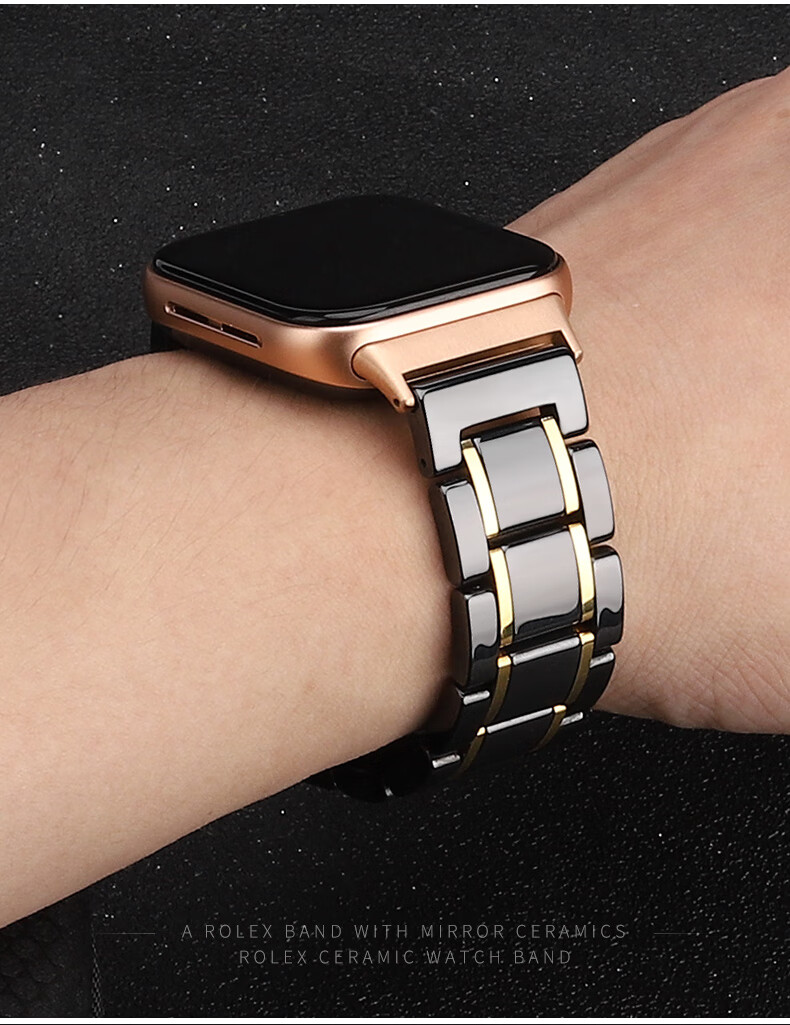 qukxf适用oppowatch2表带珍珠陶瓷1代智能手表带oppo watch表带柯南