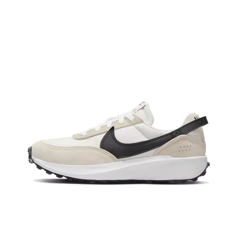 【现货】nike waffle one 小sacai 黑紫金复古休闲运动跑步鞋女dc2533
