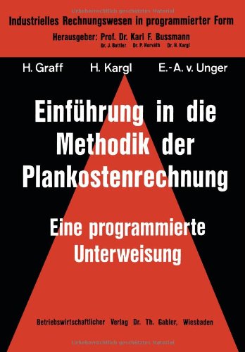 《預訂 einfuehrung in die methodik der plankostenrechnung》