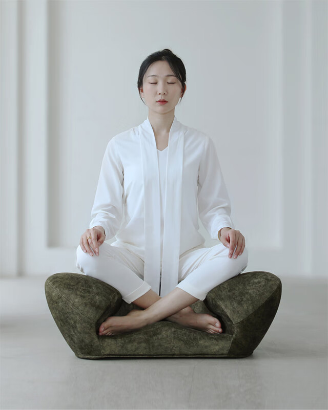 心冥想 椅打坐椅冥想座具高凤麟侘寂红点奖禅修垫盘腿神器日式蒲团