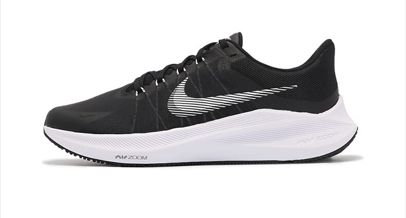 nike耐克男鞋air zoom winflo8气垫男子休闲运动跑步鞋cw3419- 黑色