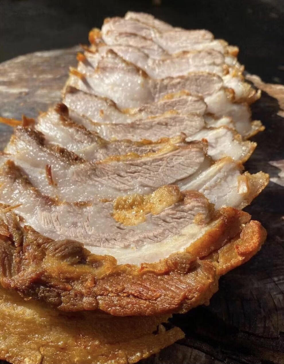 正宗广西陆川土猪脆皮炸扣肉农家五花肉真空包装特产虎皮扣 陆川扣肉