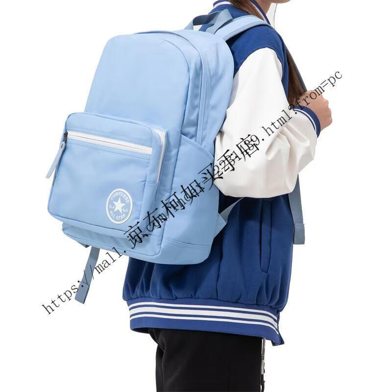 匡威converse双肩包女校园学生书包男大容量百搭休闲运动背包 象牙白