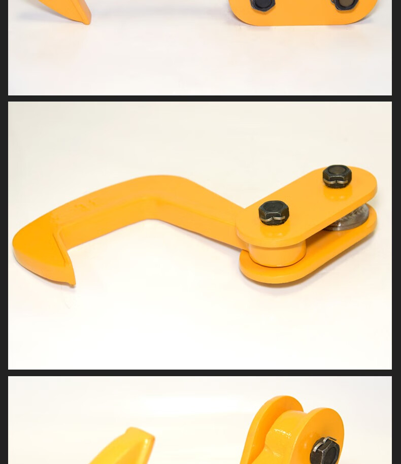 钢板吊钳 钢板夹子吊钳 钢板吊具杭鸽模锻单板起重钳双坂 板钩吊钩 平