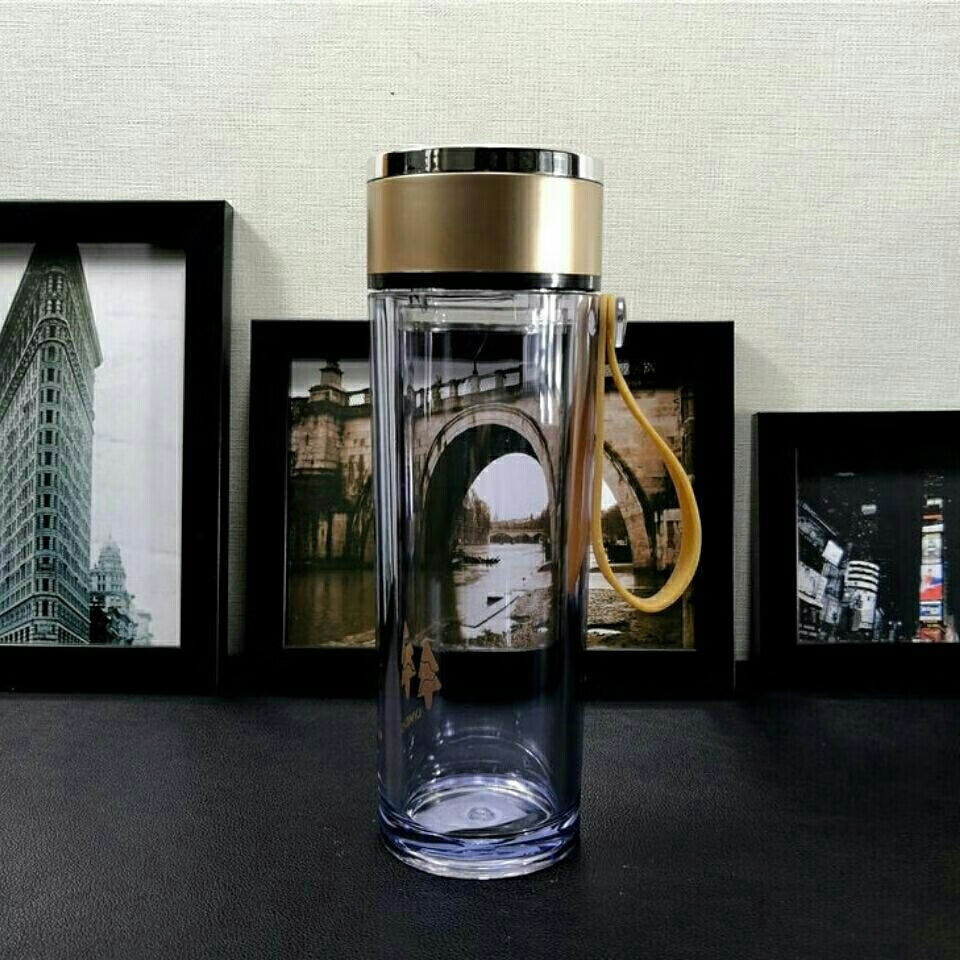 特百惠tupperware同款塑料钢化杯带手提杯子男女生塑钢杯时尚随手杯