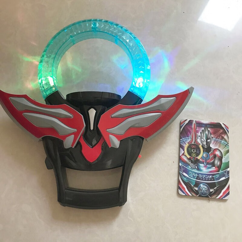 万代(bandai)黑暗圆环欧布奥特慢变身器伽古拉欧不之环手环召唤器卡片