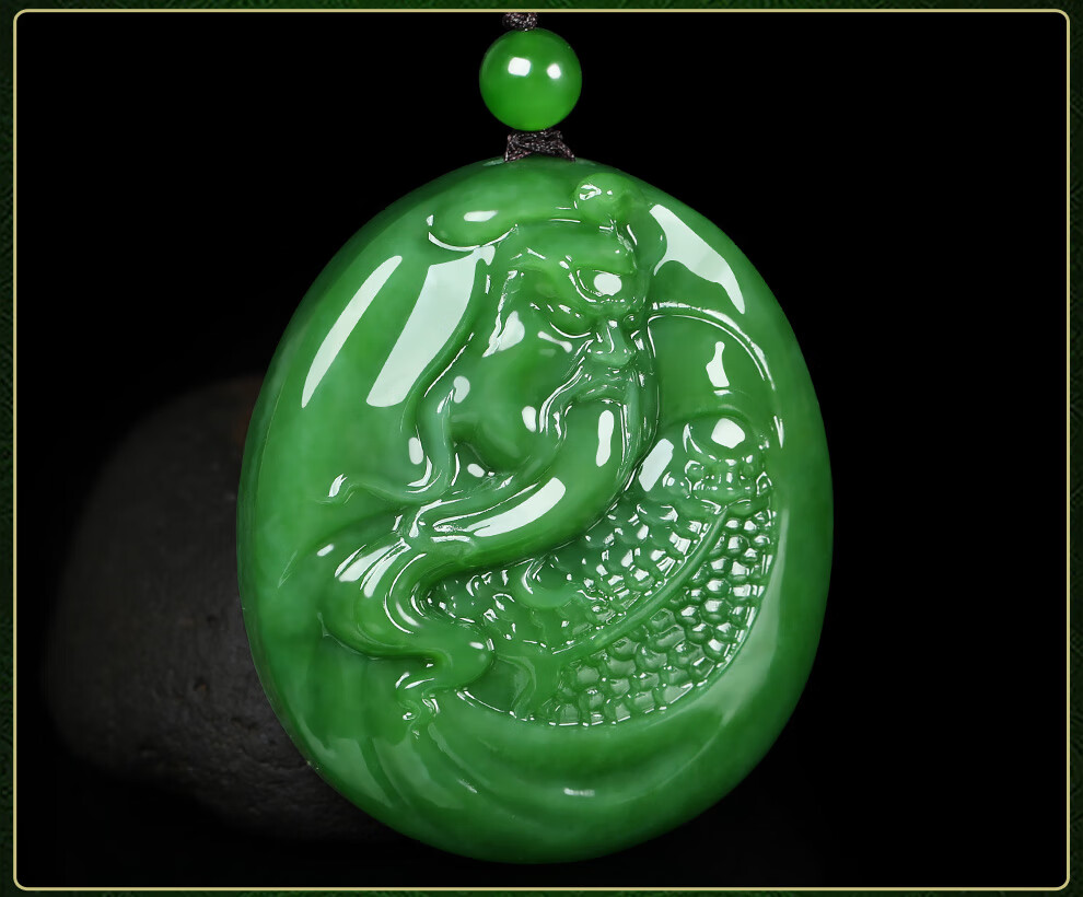 玉至峰和田玉碧玉关公挂件玉石玉器男款关二爷玉坠关羽吊坠