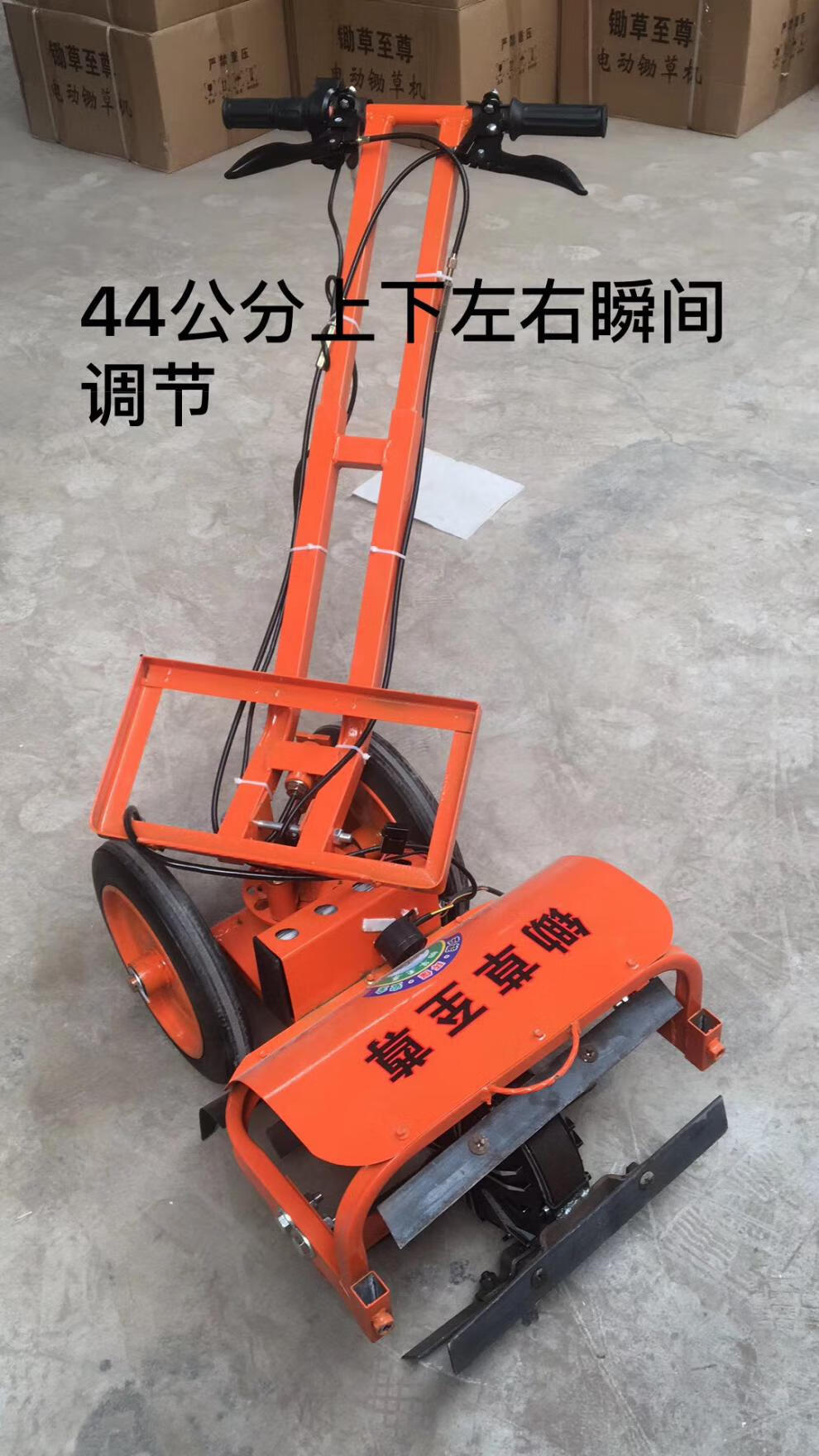 割草机充电式 手推式 电动除草机开沟机小型手推式电动锄草松土充电式