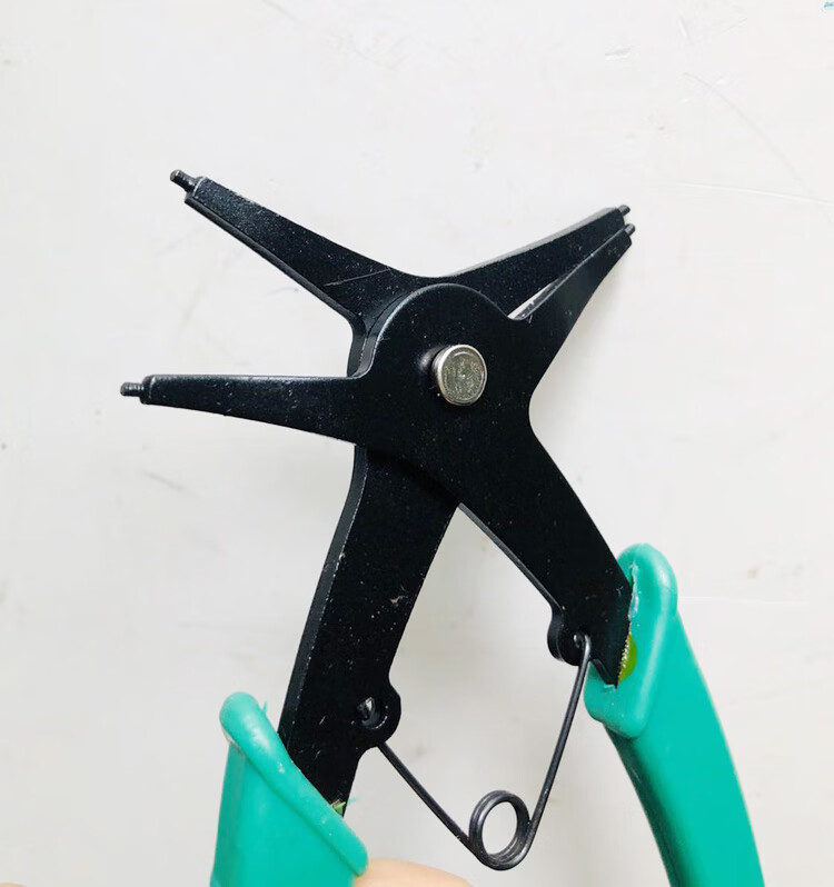 a台湾品牌汉邦工具内外两用多用卡簧钳1040mm两用孔用挡圈钳77517内外