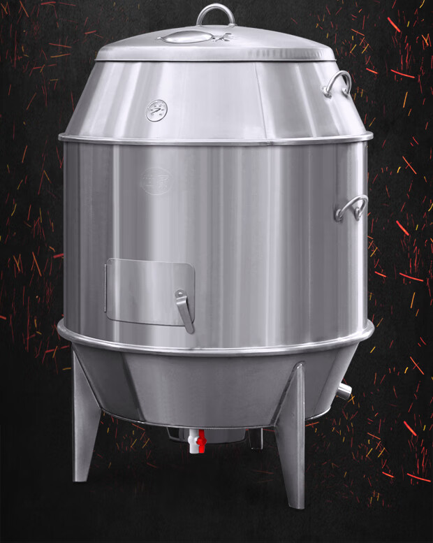 家用小型烧鸭炉商用双层木炭烤鸭炉烧鸭炉燃气烧鹅炉烤鸡炉气炭两用