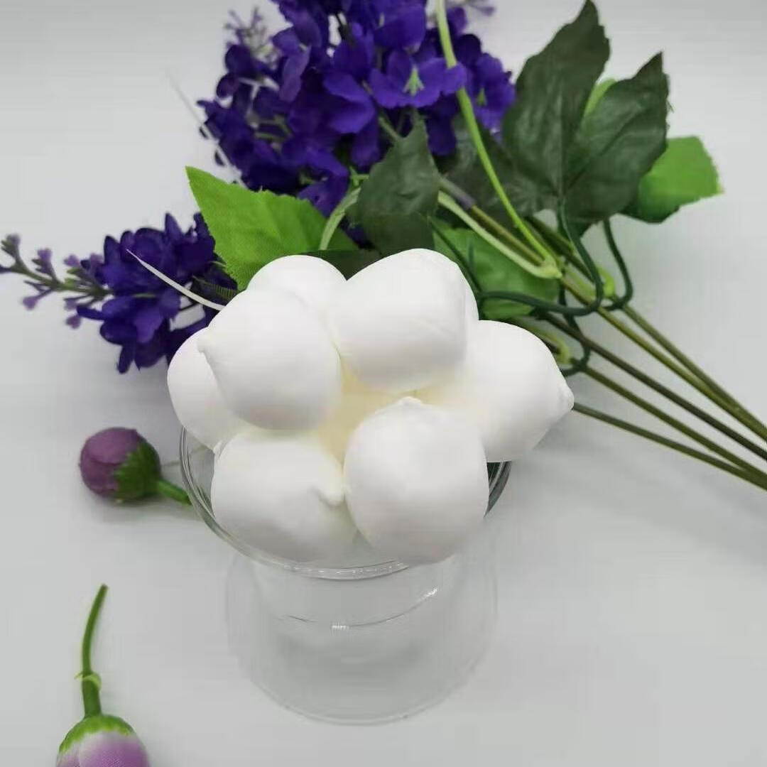 云云棉花糖白色圆形球形烤烤房装饰雪花酥慕斯圣诞diy云云棉花糖3袋