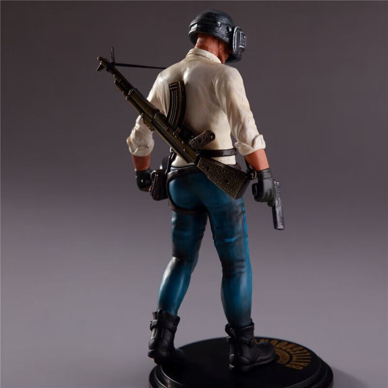 商城同款吃鸡绝地求生逃杀游戏大吉大利今晚吃鸡人物模型公仔摆件1代