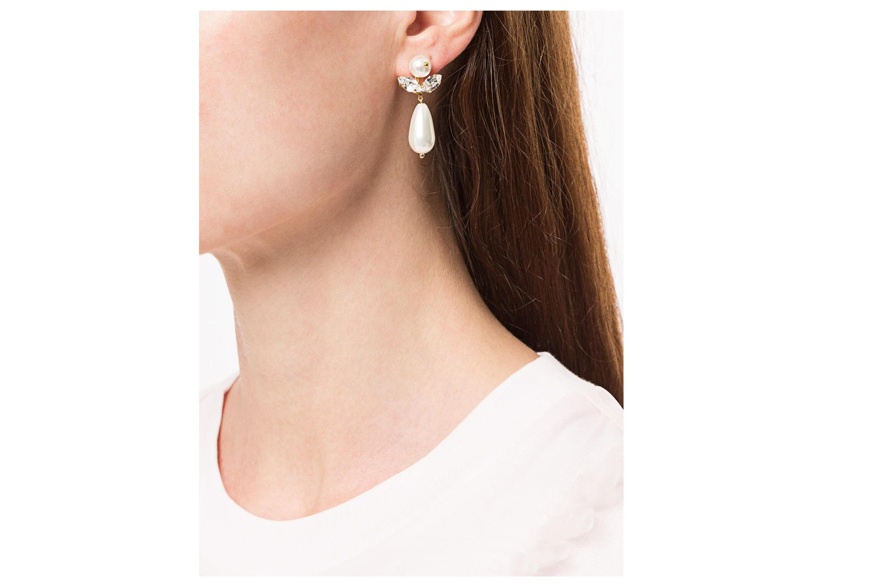 simone rocha 女士 珠饰耳环 ferg1810906 金色 均码【图片 价格 品牌