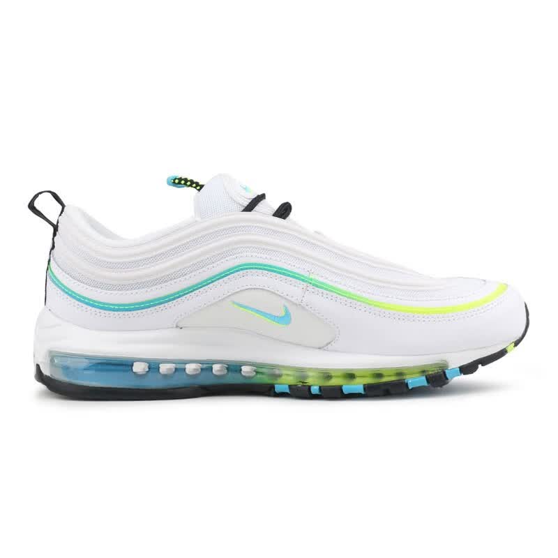 耐克(nike)air max 97男子子弹头运动气垫跑步鞋 dh1085 dm8588 白绿