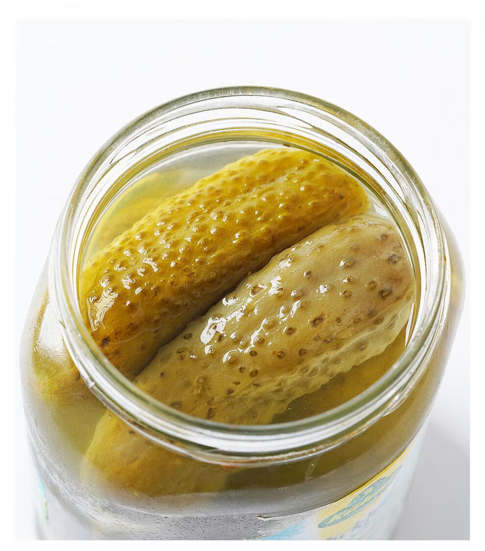 俄式酸黄瓜 德国原装进口 俄罗斯风味 腌小青瓜罐头 酸菜汉堡酱