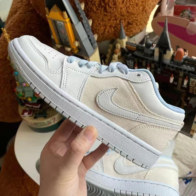 耐克air jordan 1 low aj1 乔1 低帮 粉白粉色女子球鞋 dc0774-800 do